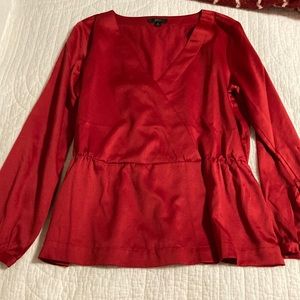 J.crew Satiny Cross Top S